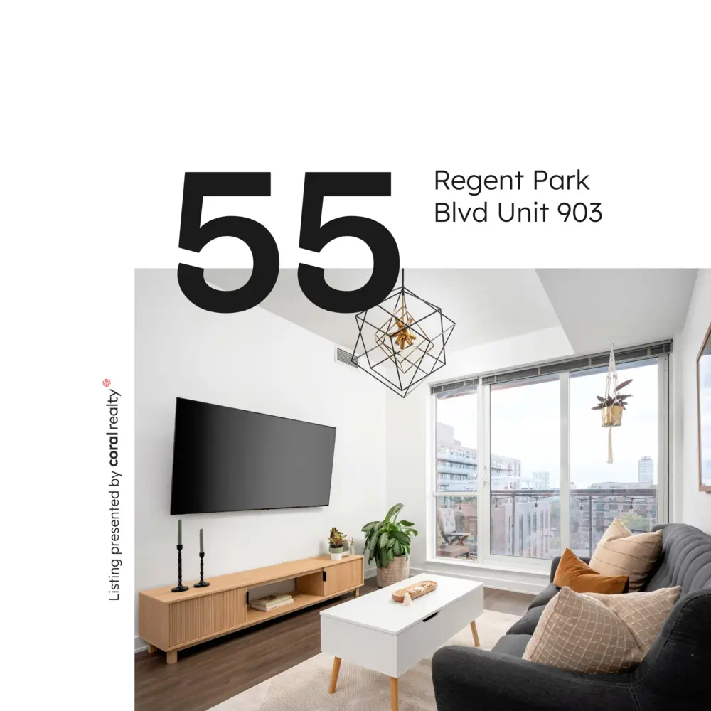 Coral brochure cover for 55 Regent Park Blvd, Unit 903