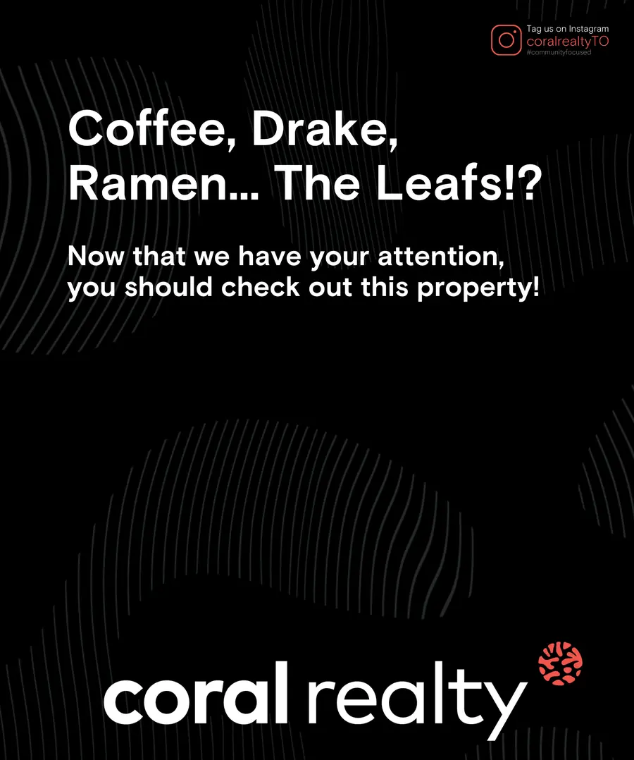 Coral Regent Park poster: Coffee, Drake, Ramen… The Leafs!?